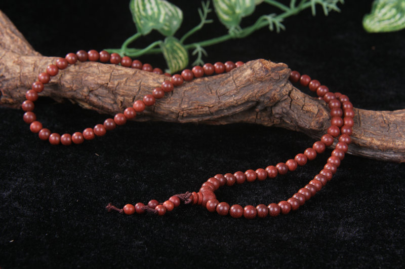 Lobular rosewood 0.6cm-108 barrel beads